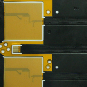 Polyimid 0,1 mm Immersion Gold Dobbeltsidet Flex Medical PCB Fleksibelt PCB